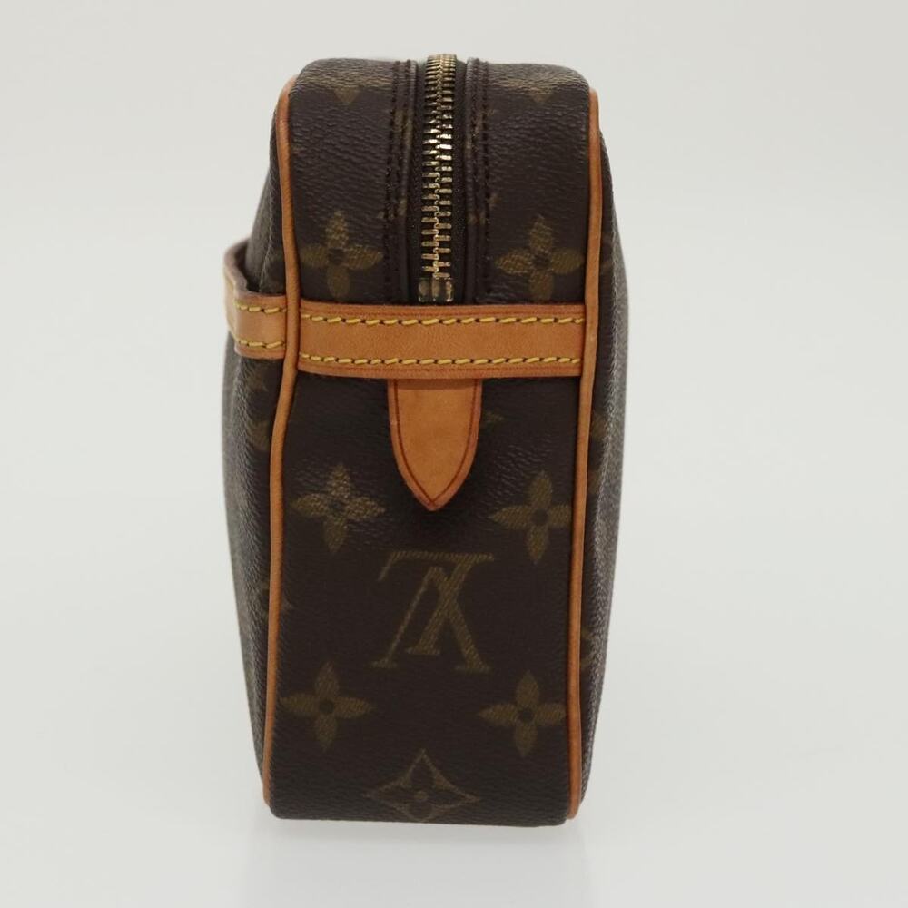 Louis Vuitton Monogram Compiegne 23 Clutch Bag Brown - Picture 9 of 13